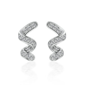 Fashion letter stud earrings S925 sterling silver earrings wholesale