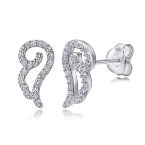 s925 sterling silver angel wings temperament studs ladies luxury niche earrings fashion earrings high quality wholesale