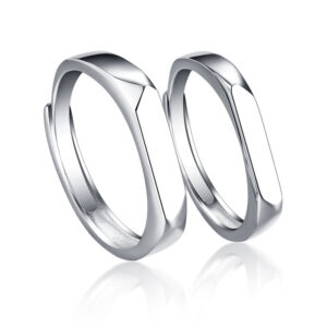 S925 silver fashion live mouth ring fashion couple rings