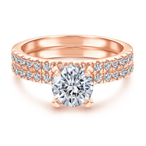 S925 Sterling Silver Ring Set Stacking Combo Wedding Creative Ring