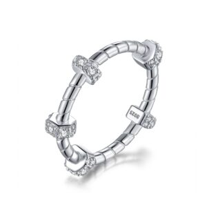 European and American fashion 925 sterling silver rings, women's high-end jewelry, popular women's rings INS