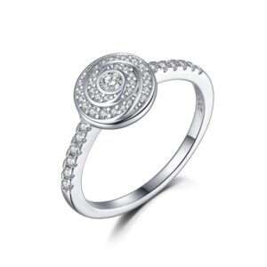 Hot Sale Time Diamond Plate Sterling Silver Ring Women's Design Sense Row Ring Premium Sense Same S925 Silver Women's Ring