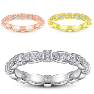 S 925 sterling silver rings women's full circle full of micro-inlaid zircon row ring index finger ring manufacturers wholesale