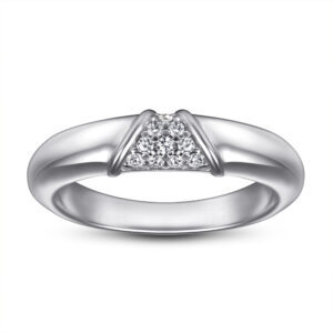 Popular creative s925 sterling silver zircon designer ring women's European and American fashion diamond ring silver jewelry factory wholesale