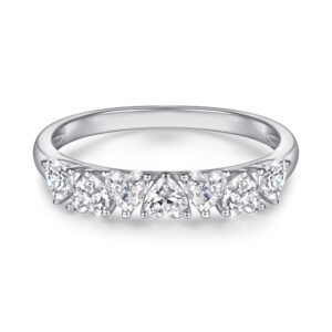 Popular S925 sterling silver creative heart ring female zircon diamond ring wedding ring manufacturers wholesale