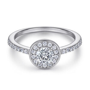 Popular S925 sterling silver row diamond female diamond plate ring European and American row ring, imitation diamond ring, wedding ring wholesale