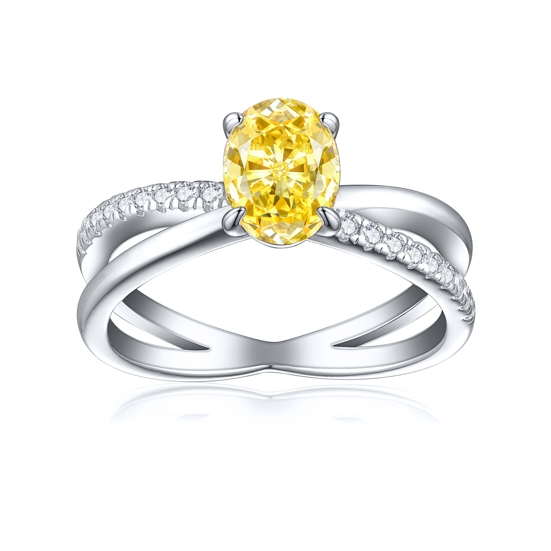 Premium 925 Sterling Silver 1.5ct Flame Ice Flower Cut Oval Ring Women's Luxury Colored Gemstone 6*8 High Carbon Diamond Ring - Image 5