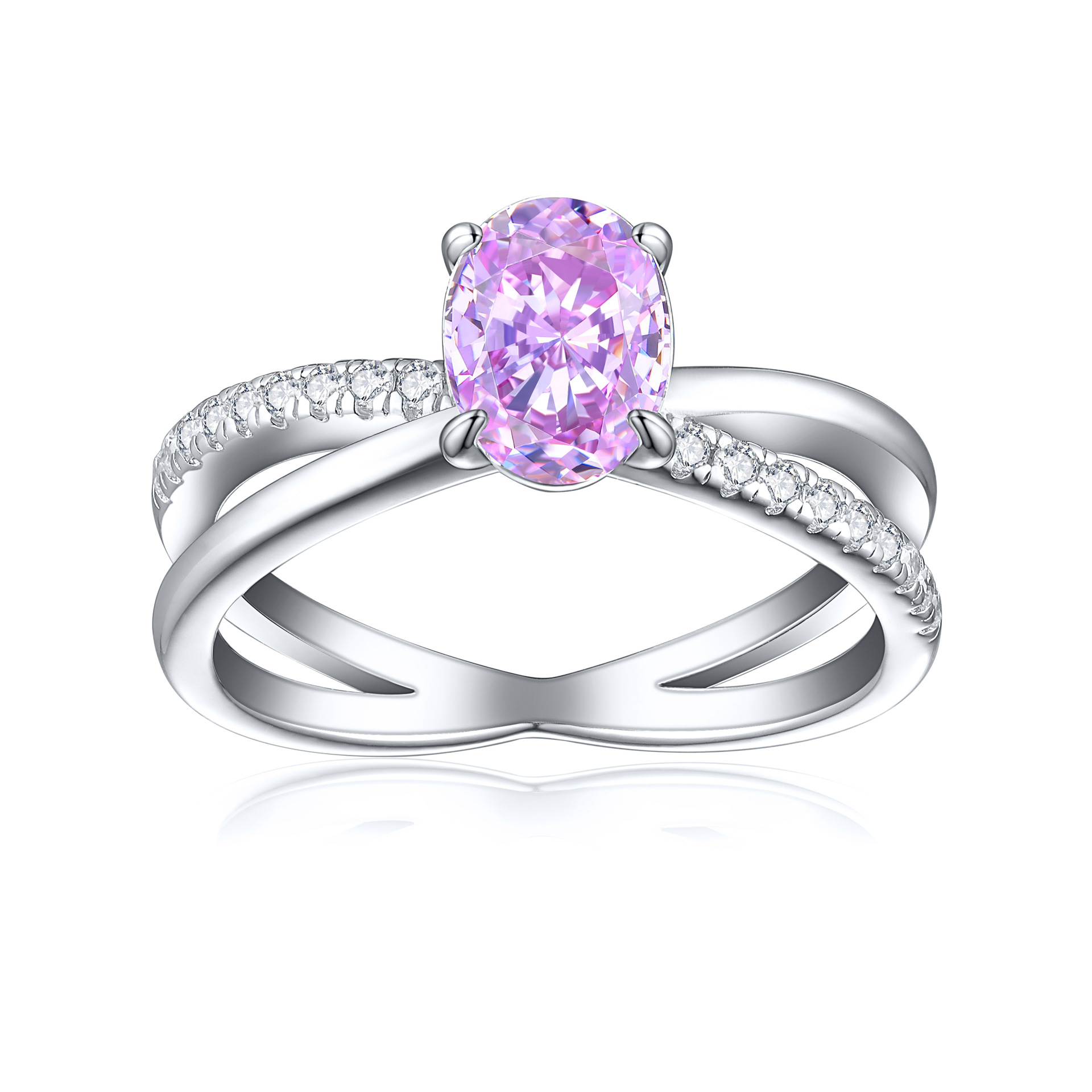 Premium 925 Sterling Silver 1.5ct Flame Ice Flower Cut Oval Ring Women's Luxury Colored Gemstone 6*8 High Carbon Diamond Ring - Image 7