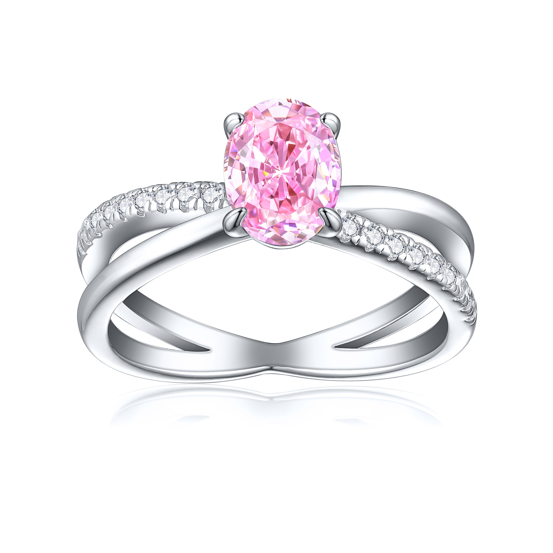 Premium 925 Sterling Silver 1.5ct Flame Ice Flower Cut Oval Ring Women's Luxury Colored Gemstone 6*8 High Carbon Diamond Ring - Image 6