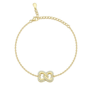 Interlocking Double Heart Love Bracelet S925 Sterling Silver Heart Hand Jewelry 520 Valentine's Day Silver Jewelry Bracelet