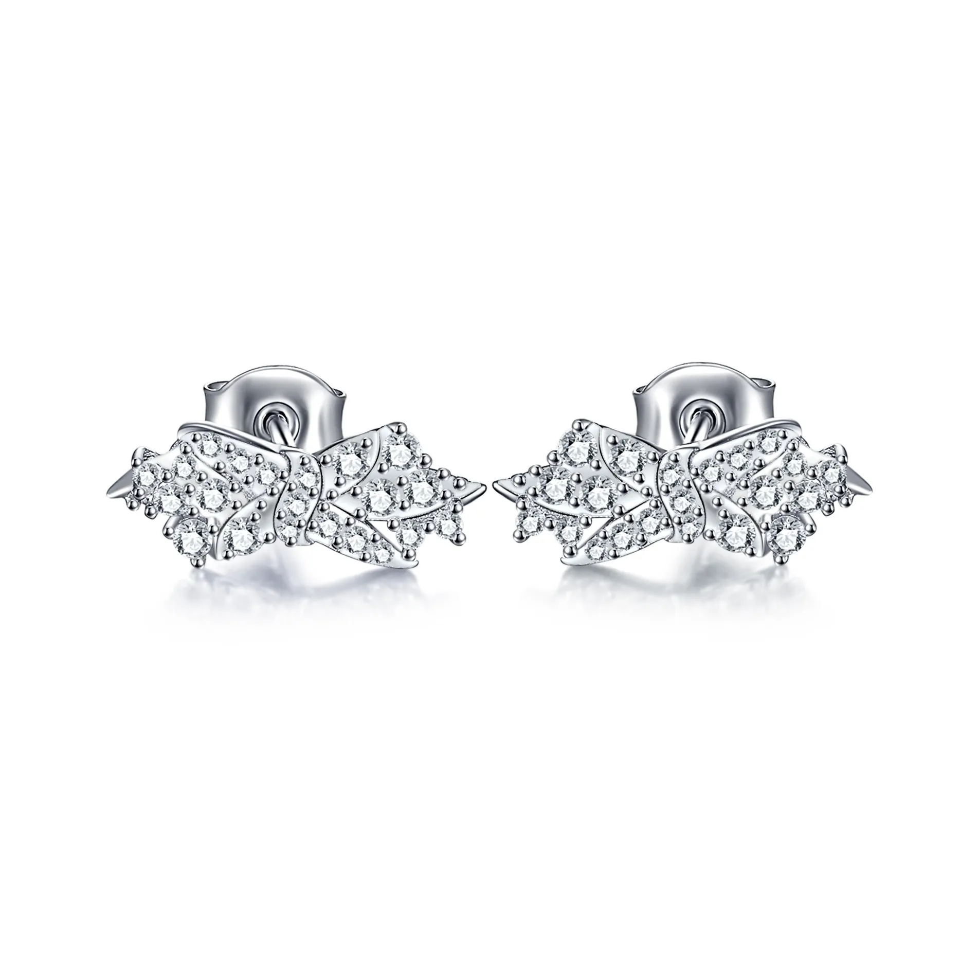 Fashion bows rings earrings necklaces bracelets S925 sterling silver jewelry sets - Image 4