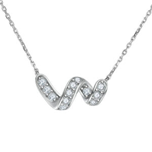 New S925 sterling silver European and American fashion personality letter necklace wholesale explosive pendant design