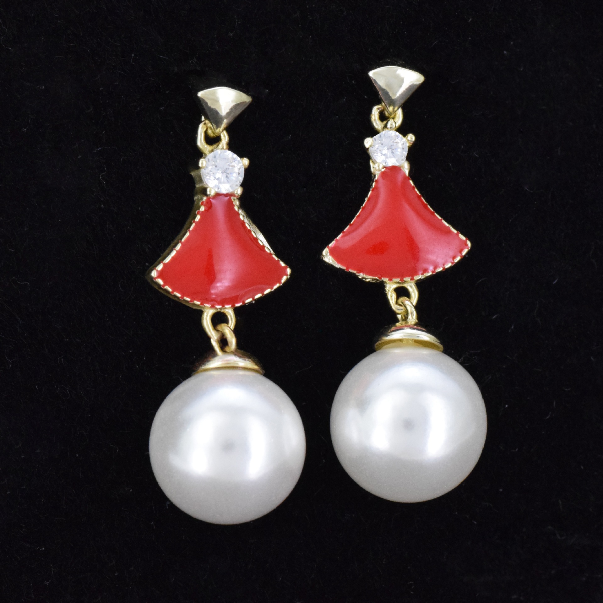 S925 sterling silver simple shell bead earrings women's classic atmosphere luxury earrings - Image 8