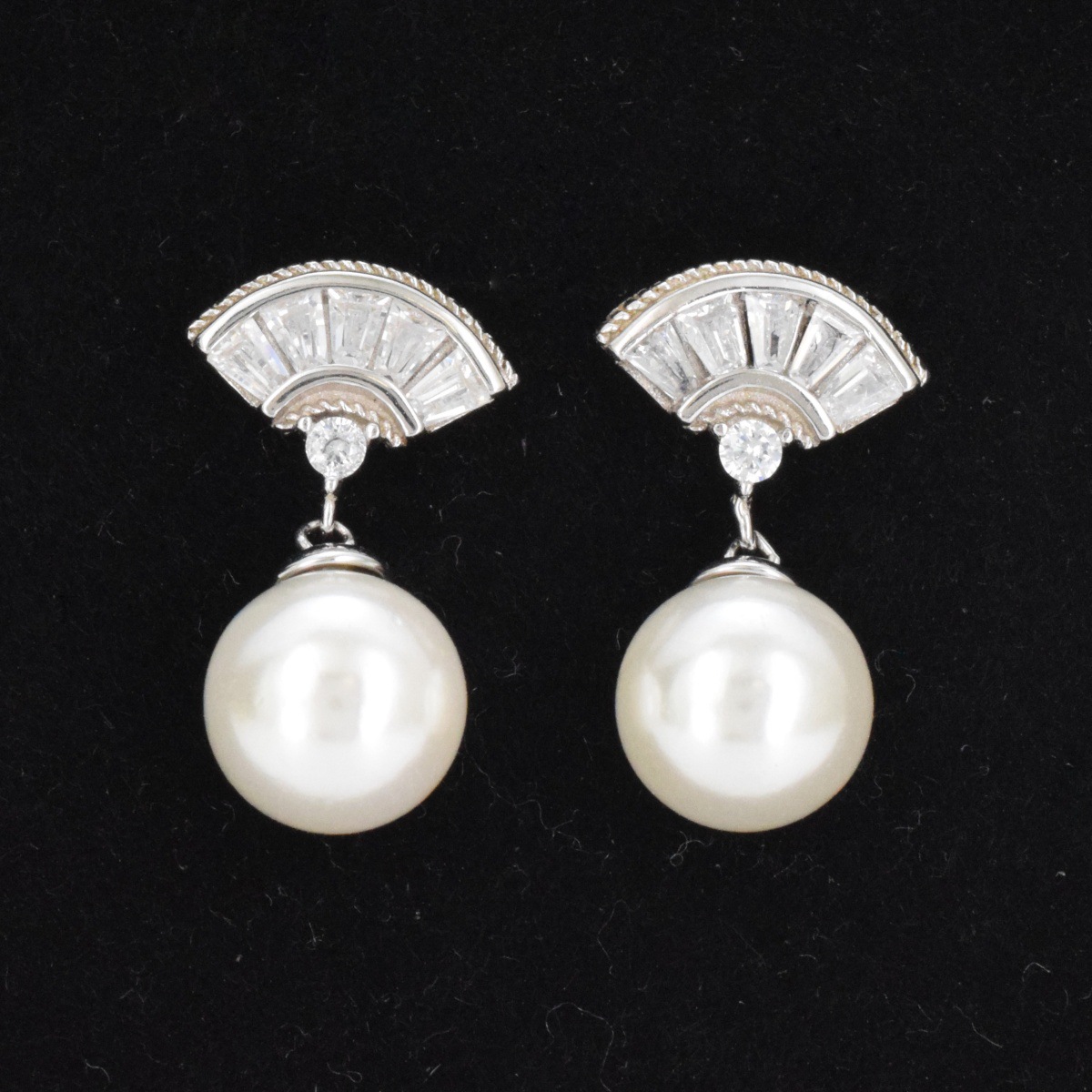 S925 sterling silver simple shell bead earrings women's classic atmosphere luxury earrings - Image 7