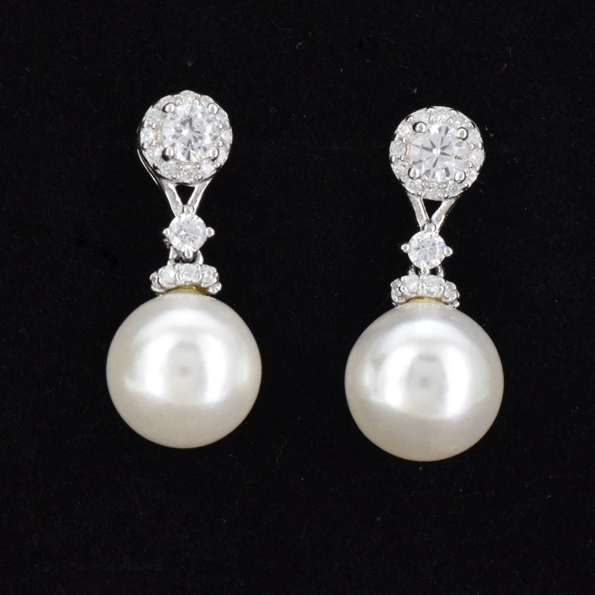 S925 sterling silver simple shell bead earrings women's classic atmosphere luxury earrings - Image 6