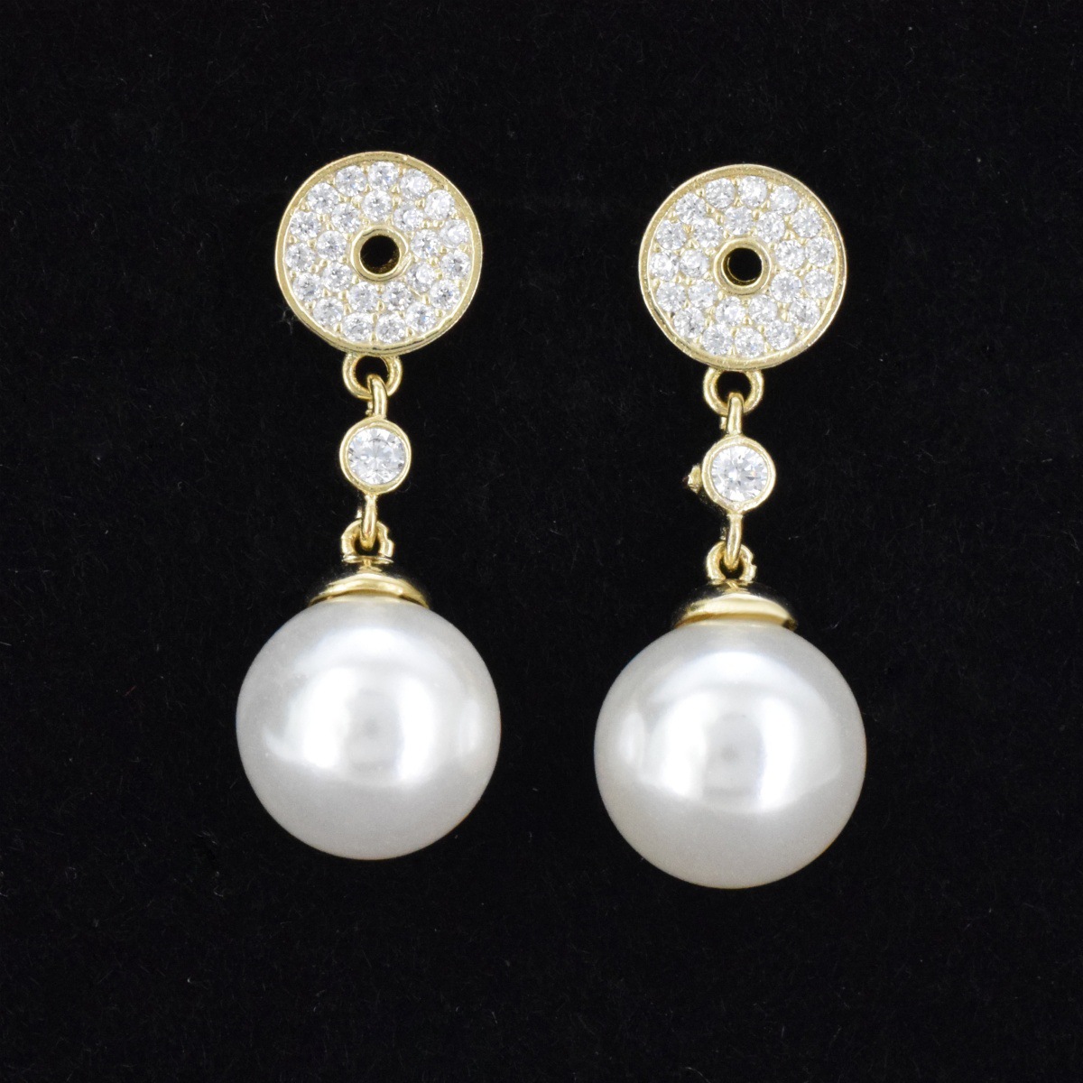 S925 sterling silver simple shell bead earrings women's classic atmosphere luxury earrings - Image 4