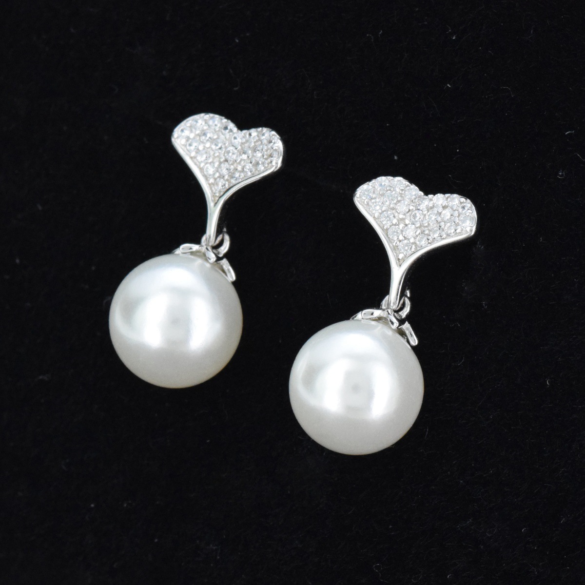 S925 sterling silver simple shell bead earrings women's classic atmosphere luxury earrings - Image 2