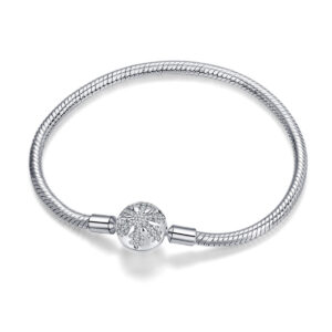 S925 sterling silver snowflake snake bone bracelet DIY bracelet women's bracelet base chain