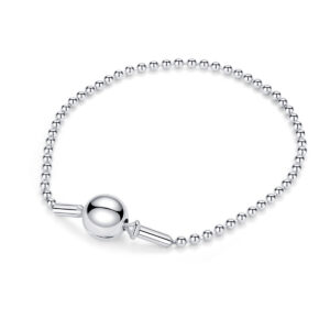 S925 sterling silver bead bracelet classic DIY bracelet