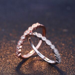 S925 silver ring women's micro inlaid zircon row ring index finger ring manufacturer on behalf of the manufacturer