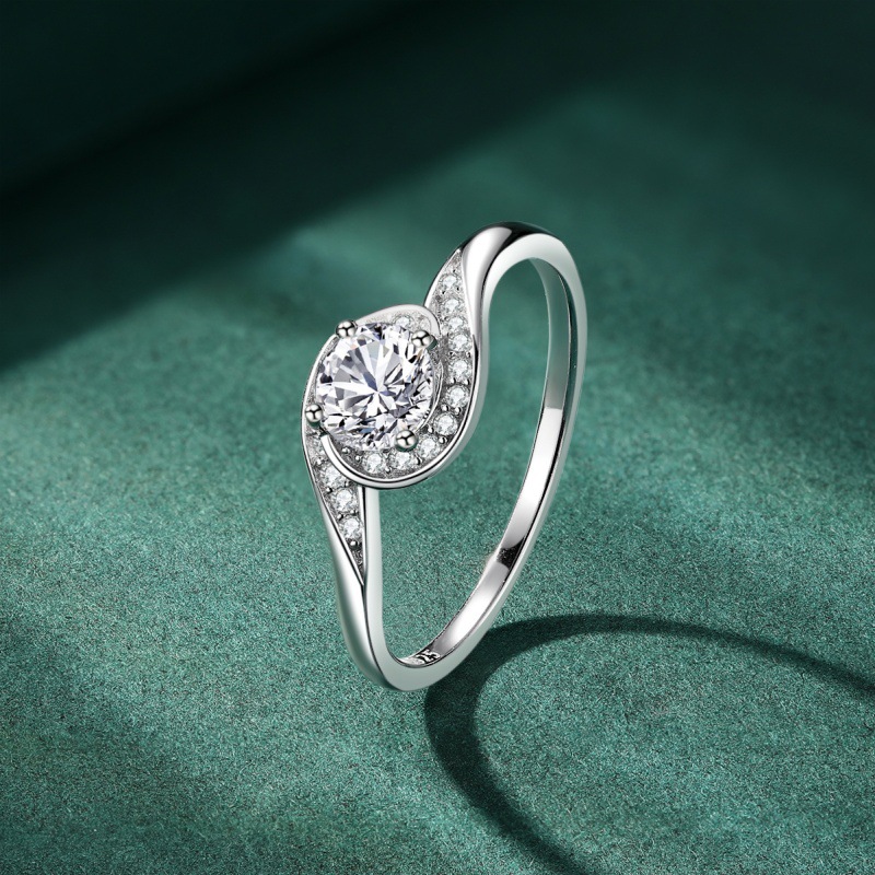 S925 Sterling Silver Ring Zircon Devil's Eye Ring - Image 2