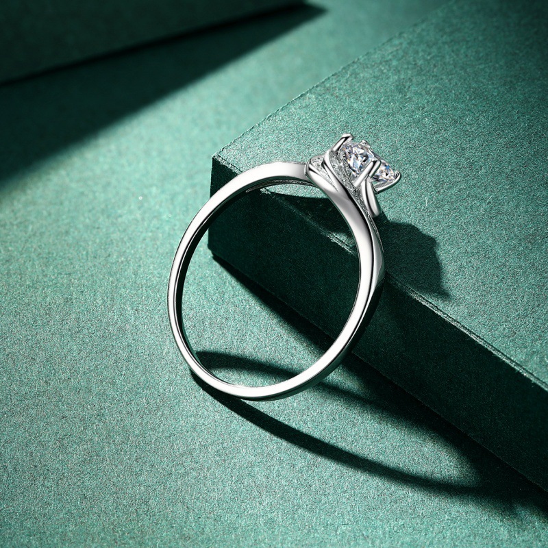 S925 Sterling Silver Ring Zircon Devil's Eye Ring - Image 3