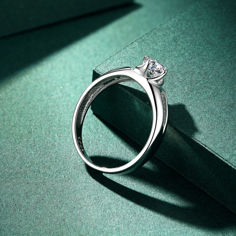 S925 Sterling Silver Zirconia Ring Diamond Ring - Image 3