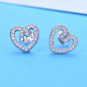 S925 sterling silver infinite love stud earrings light luxury niche only love eternal meaning earrings for women gifts