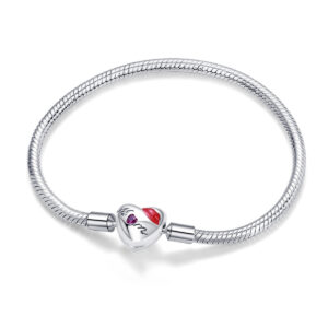 S925 sterling silver mother's love bracelet DIY matching beads