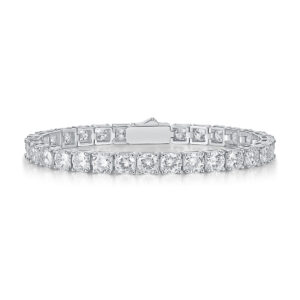 D VVS original moissan tennis bracelets wedding jewelry 925 silver bracelet