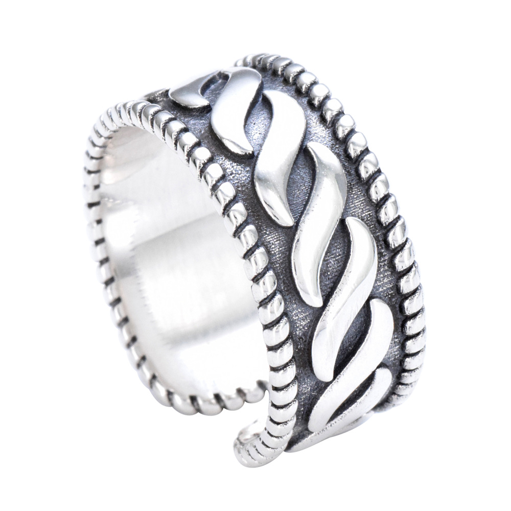 S925 sterling silver ring anti-oxidation unisex - Image 5