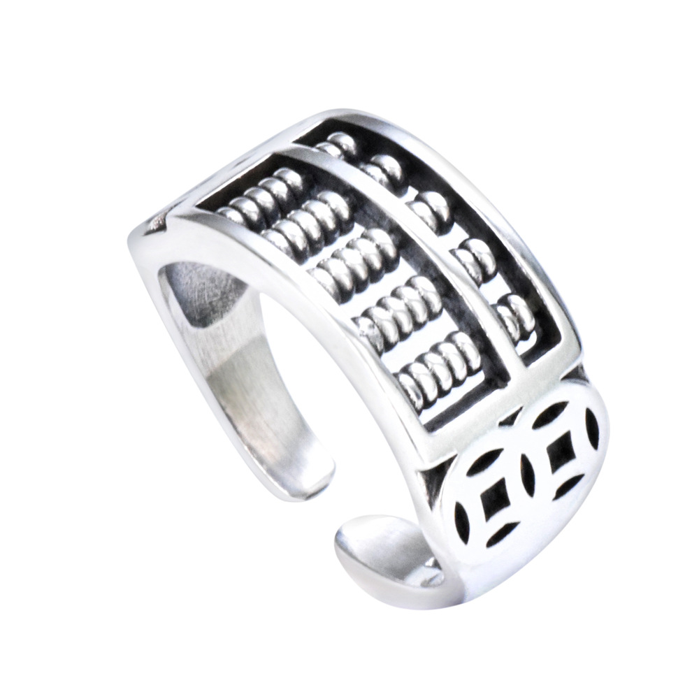 S925 sterling silver ring anti-oxidation unisex - Image 4