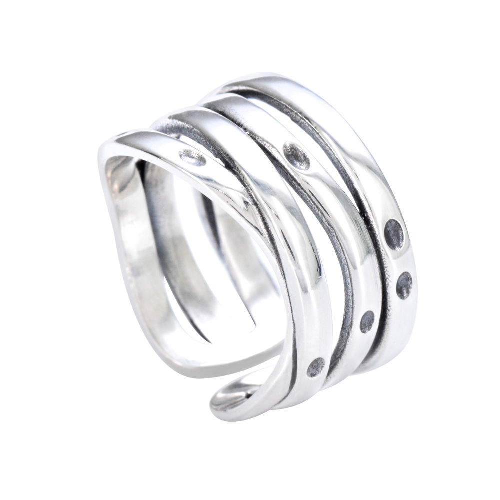 S925 sterling silver ring anti-oxidation unisex - Image 2