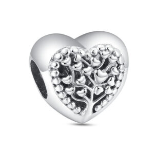 S925 Sterling Silver Beaded DIY Pendant Love Tree