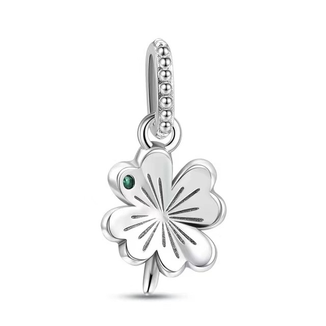 S925 Sterling Silver Beaded DIY Pendant Daisy
