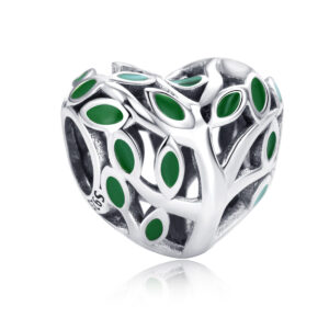 S925 sterling silver beaded DIY pendant love tree of life