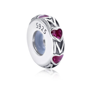 S925 sterling silver beaded DIY pendant fixed beads