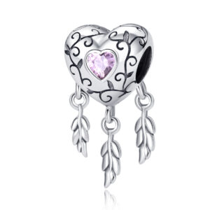 S925 sterling silver beaded DIY pendant