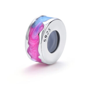 S925 sterling silver beaded DIY pendant anti-slip fixed beads