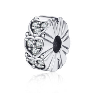 S925 sterling silver beaded DIY pendant buckle