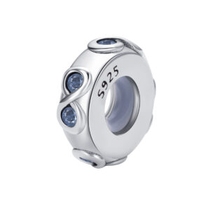 S925 sterling silver beaded DIY pendant buckle beads