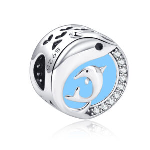 S925 sterling silver beaded DIY pendant buckle beads