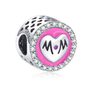 S925 sterling silver beaded DIY pendant