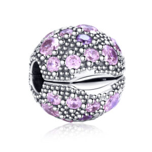 S925 sterling silver beaded DIY pendant positioning beads