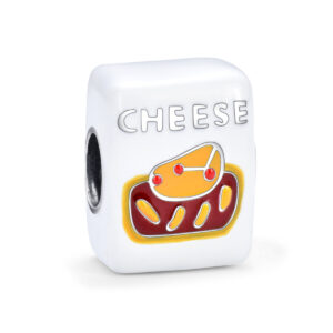 S925 Sterling Silver Beaded DIY Pendant Cheese