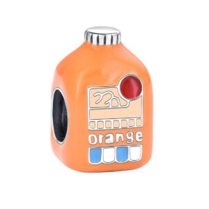 S925 Sterling Silver Beaded DIY Pendant Tangerine Juice