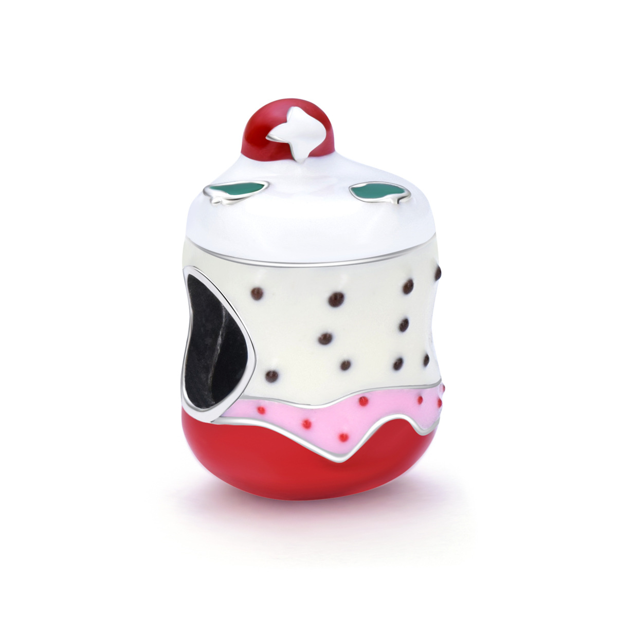 S925 Sterling Silver Beaded DIY Pendant Cake