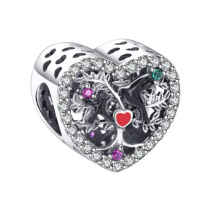 S925 Sterling Silver Beaded DIY Pendant Love Lucky Tree