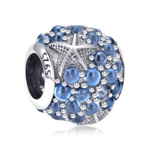 S925 Sterling Silver Beaded DIY Pendant Ocean World