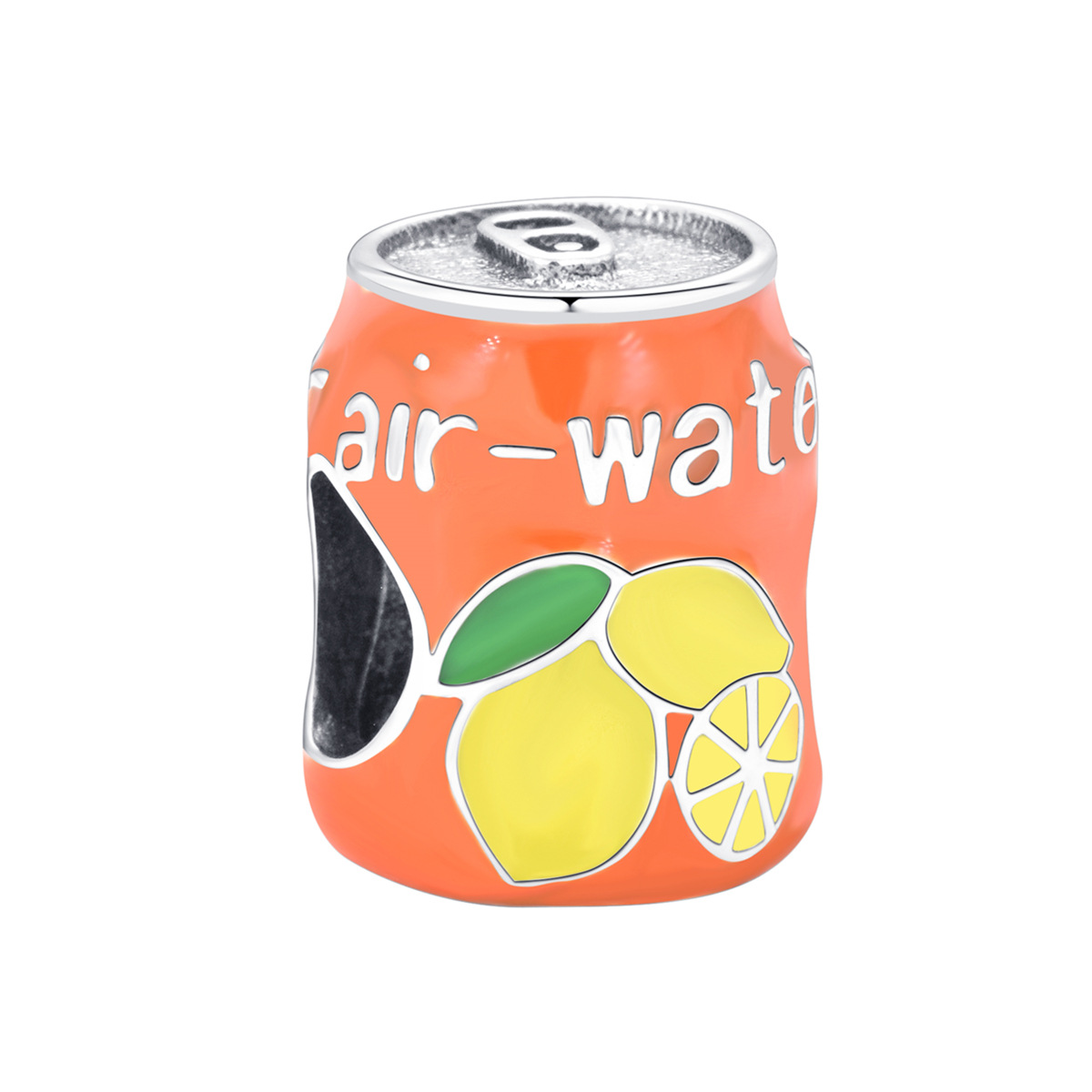 S925 sterling silver beaded DIY pendant can